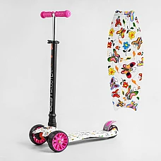 Триколісний самокат зі знімним кермом Best Scooter Maxi S-115